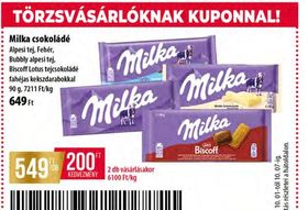 Milka csokoládé – Coop