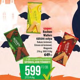 Roshen Wafers töltött ostya – Coop