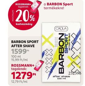 BARBON SPORT AFTER SHAVE – Rossmann