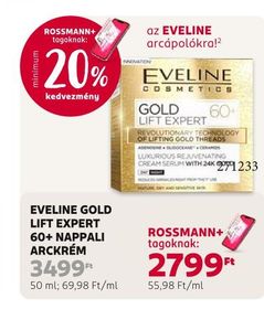 EVELINE GOLD LIFT EXPERT 60+ NAPPALI ARCKRÉM – Rossmann