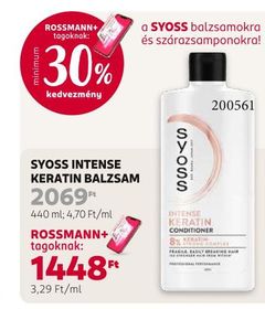 SYOSS INTENSE KERATIN BALZSAM – Rossmann