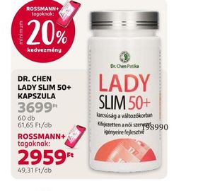DR. CHEN LADY SLIM 50+ KAPSZULA – Rossmann