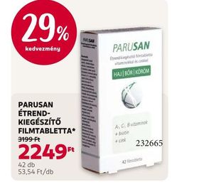 PARUSAN ÉTREND-KIEGÉSZÍTŐ FILMTABLETTA* – Rossmann