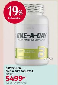 BIOTECHUSA ONE-A-DAY TABLETTA – Rossmann