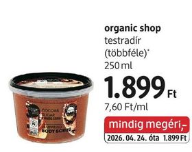 organic shop testradír (többféle) – dm