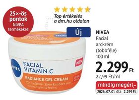 NIVEA Facial arckrém (többféle) – dm