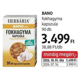 BANO fokhagyma kapszula – dm
