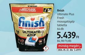 finish Ultimate Plus Fresh mosogatógép tabletta – dm