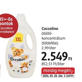 Coccolino öblítő-koncentrátum (többféle) – dm