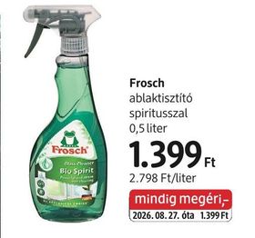 Frosch ablaktisztító spiritusszal – dm