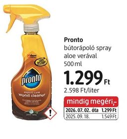 Pronto bútorápoló spray aloe verával – dm