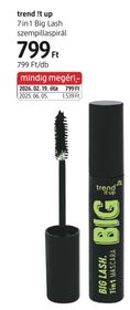 trend !t up 7 in 1 Big Lash szempillaspirál – dm
