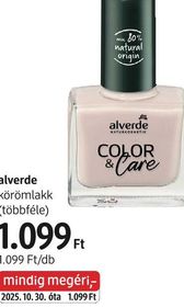 alverde körömlakk (többféle) – dm