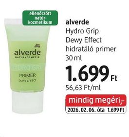 alverde Hydro Grip Dewy Effect hidratáló primer – dm