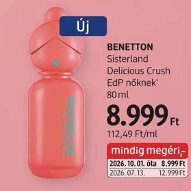 BENETTON Sisterland Delicious Crush EdP nőknek* – dm