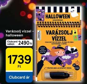Vázázsolj vízzel - halloween – Tesco
