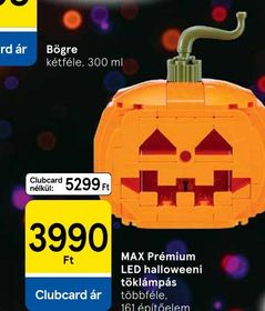 MAX Prémium LED halloweeni töklámpás – Tesco