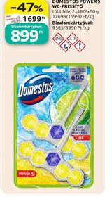 Domestos DOMESTOS POWER 5 WC-FRISSÍTŐ – Auchan