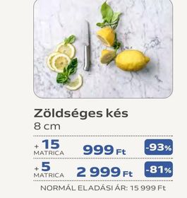 SMEG Zöldséges kés – Auchan