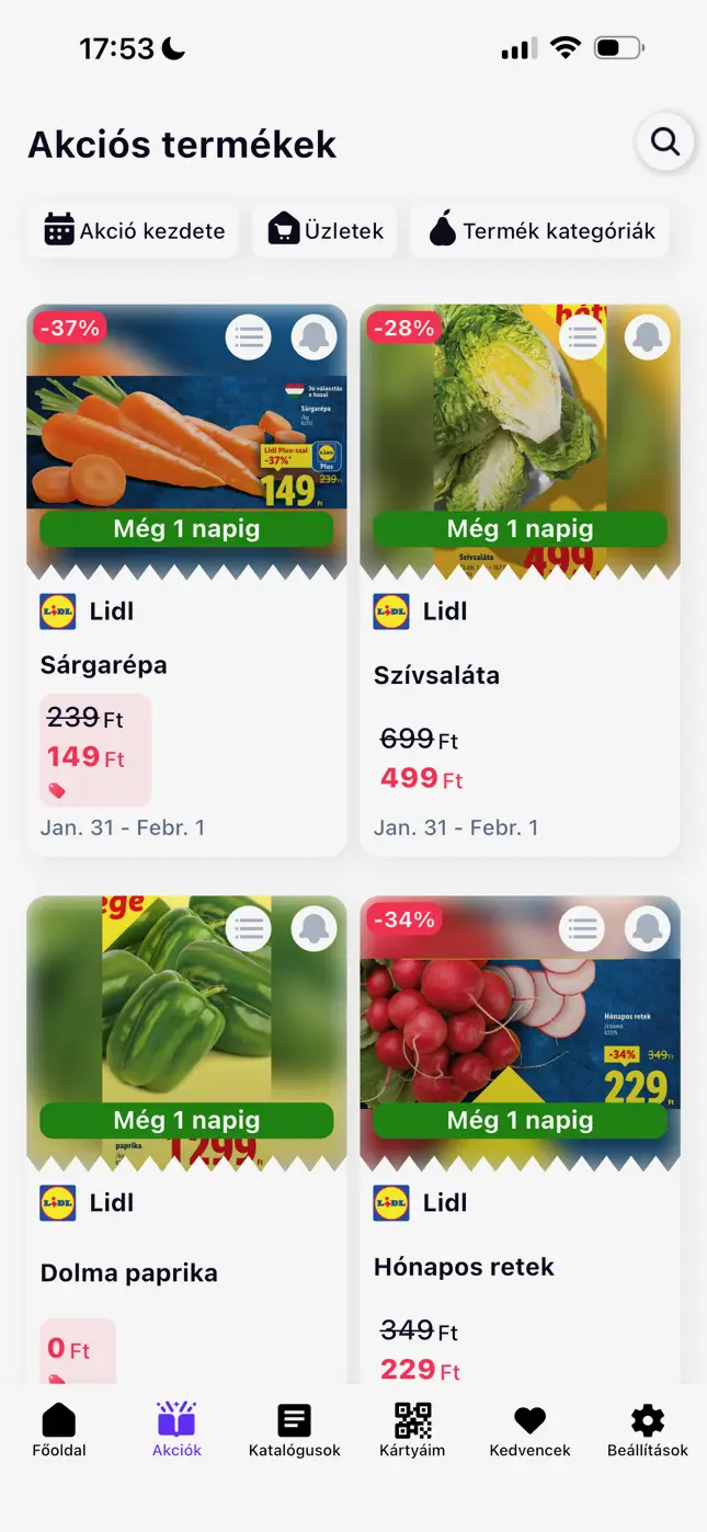 Akcióvadász akciók